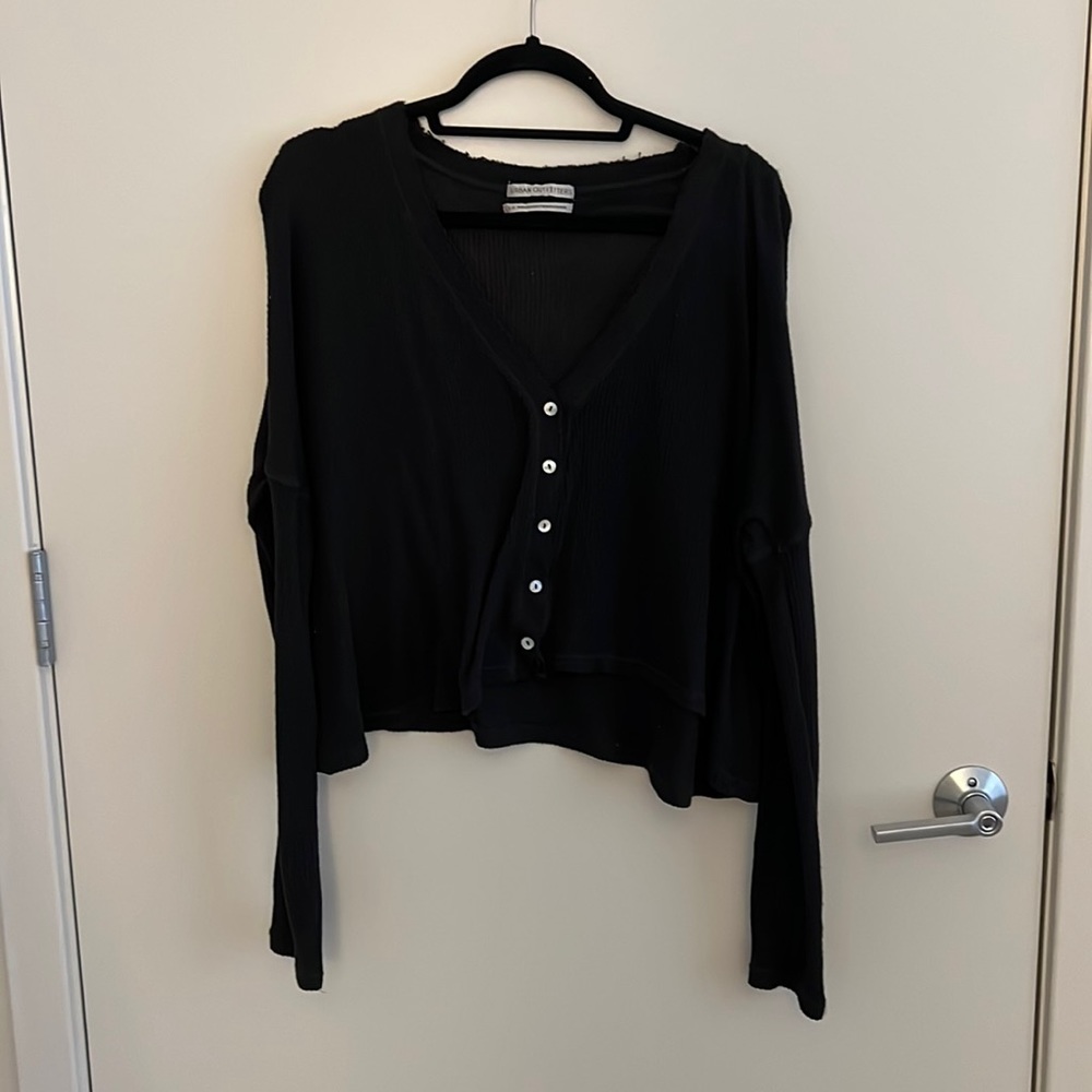 Urban Outfitters Lounge Knit Button Up Top Size S